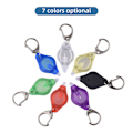 Pikkukuva 5 / 5: 10 kappaleen taskulamppu avaimenperällä, mini LED-taskulamppu avaimenperällä, hätätilanteisiin sopiva kirkas taskulamppu, retkeilyvalo, reppuvalo ulkokäyttöön