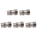 Miniatyrbillede 3 af 5: NYE VVS-rør fittings G1/2 hun gevind rustfrit stål vand gas rør fittings til byggematerialer 5stk