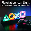 Miniatyrbilde 3 av 7: Playstation-kontrollsymboler med 3 lysmoduser Q1