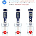 Miniatyrbillede 5 af 5: Triomphe Vandtester 5 i 1 Multifunktionel Vandkvalitetstester, Digital TDS/EC/Salinitet/PH/Temperatur til Drikkvand, Pool, Akvarium, Fisk