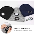 Miniatyrbillede 5 af 9: Hue med LED-lys USB black