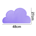 Miniatyrbillede 2 af 5: Børnebordstablet - Silikone Cloud Shape bordtablet Skridsikker bordtablet