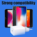 Miniatyrbilde 5 av 5: 20W iPhone iPad Rask lader Apple USB-C Strømadapter EU-plugg