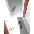 Miniatyrbilde 5 av 5: Dobbel messingkulelås 60 mm (10 stykker)