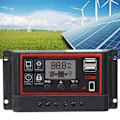 Miniatyrbild 7 av 8: LCD solcellsladdningsregulator 5V /2.5A Dubbel USB PWM cellpanelregulator Automatisk identifiering 12V 24V10A