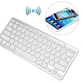 Pikkukuva 1 / 5: Langaton Bluetooth-näppäimistö Apple iMac iPad Androidille white