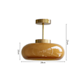 Miniatyrbillede 5 af 5: LED loftslampe, moderne og retro design, E27 fatning, perfekt til stuen