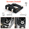 Miniatyrbillede 2 af 5: Z-akse stepmotor opgraderingsbeslag til 3d-printer Ender3-v2 /