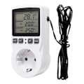 Miniatyrbilde 2 av 5: Digital Temperaturkontroller Strømuttak EU Plugg Termostat Med Timer Bryter Sensor Probe Varme Kjøling [qb] FR