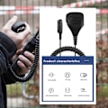 Miniatyrbild 5 av 5: Högkvalitativ IP54 Vattentät Bärbar Högtalarmikrofon för Walkie Talkie STP9000 Tvåvägsradio Sepura STP8000