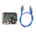 Miniatyrbillede 1 af 8: MKS DLC V2.1 Højpræcisions Motherboard GRBL CNC Offline Controller Graveringsmaskine Dele