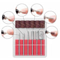 Miniatyrbilde 2 av 3: Elektrisk neglefil med 6 bits (Svart)