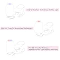 Miniatyrbillede 2 af 5: Sluk for telefonens skærm Auto Clicker Linker til Tik Tok Video Live Streaming 3 hastighed ​​Touch Clicker