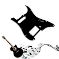Miniatyrbild 2 av 5: 3-lagers svart plektrumskydd för gitarr till Fender HS Single Strat Humbucker