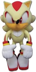 Animation Great Eastern GE-52631 Sonic The Hedgehog Super Shadow Fyldt Plys, 12\"