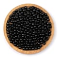 Miniatyrbillede 1 af 5: 3-30mm Sorte Hvide Beige Imiterede Perle Perler Runde Akryl Løse Perler Til Håndarbejde Smykkefremstilling DIY Halskæde Armbånd Black