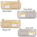 Miniatyrbillede 3 af 5: Bil solskærm forrude indvendig beige beige left
