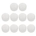 Miniatyrbilde 2 av 3: 10 stk. gjennomsiktige telysholdere i plast, runde formet stearinlysform, gelévoksbeholdere, form for håndverk