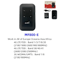 Miniatyrbillede 3 af 5: 4G LTE Router WiFi Mobilt Hotspot Trådløs Mifi Modem Router SI 2
