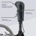 Pikkukuva 3 / 5: Ammattimainen PC-vaihdekeppi Logitech G25 G27 G29H G920 G923 ja Thrustmaster TH8A