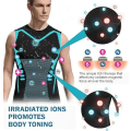 Miniatyrbilde 4 av 5: Ionic Shaping ermeløs skjorte, vest i is-silke stoff grå2 gray2 L