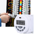 Miniatyrbild 3 av 5: LCD-timer, L70 112V digital timer för testare