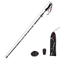 Miniatyrbillede 5 af 5: 5-delt foldbar vandrestav vandrestav vandring Naturehike Antishock sort[qb] black 95-110cm
