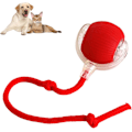 Miniatyrbillede 1 af 4: Rullende Bold, Chewie Bold til Hunde, Chewie Hundebold, Interaktiv Hund Smart Bold Legetøj, Interaktiv Kat Bold Legetøj, 360° Smart Automatisk Rullende (Rød) Red