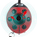 Pikkukuva 4 / 7: Henkilökohtainen puolustussuoja Beetle Alarm Keychain 130db Naisten hätävaroitin LED//+