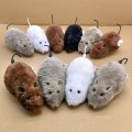 Miniatyrbillede 1 af 6: Plys Mus Design Legetøj, 1 stk. Vind op Mus Rotte Kat Hund Legetøj Mus Prank Mekanisk Bevægelse 1 Random Color