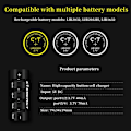 Miniatyrbillede 6 af 7: LED-display 3,7V 3,6V 4-slot lithium-batterioplader til USB-hurtigoplader