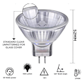 Miniatyrbilde 5 av 8: Halogenlampe 35w Gu5.3 2-pins base, 12v 2700k Varmt hvitt Spotlight 36° strålevinkel 4000 timer levetid Dimbar Halogenlampe Dikroisk - 6-pakning