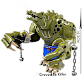 Pikkukuva 5 / 5: Batman Crocodile Killer 10,5 cm hahmolohkojen rakennuslelu lahjaksi Black Panther-200006155