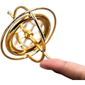 Miniatyrbild 1 av 2: Gyroskop Metall Anti-Gravitation Snurrande Topp Gyroskop Balansleksak Pedagogisk Present