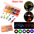 Miniatyrbild 1 av 5: 70 st T5+T10 LED Instrumentpanel Cluster Plug Instrumentpanel Lampa Indikator Set