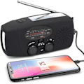 Miniatyrbilde 5 av 5: Sveivradio og sollader/Nødlader og powerbank