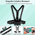 Miniatyrbilde 2 av 7: 6-i-1-kit-holder, sett, brystbelteholder, kompatibel holder