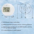 Miniatyrbild 4 av 5: Isbads Termometer Timer, Flytande Termometer för Isbad, Vattentät IP67, Kallt Dopp Termometer & Timer