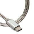 Pikkukuva 4 / 4: USB Type C -kaapeli, 2-pakkaus, 1M - Hopea metalli
