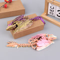 Miniatyrbild 5 av 8: Fjäderbeklädd Wyvern Drake 3D-tryckt Drake Gratis Drake Dr Red blue