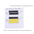 Miniatyrbilde 7 av 11: AA-batterielminerer Strøm erstatter AA-batterier for LED-lys Elektrisk klokke Juletrærbelysning 0.25 One for ten