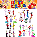 Miniatyrbillede 2 af 5: Fantastiske Digitale Cirkusfigurer Sæt, Pomni Jax Model Legetøj Til Børnegaver, Den Fantastiske Digitale Cirkus Samleobjekter Animefigurer 9pcs