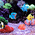 Pikkukuva 7 / 10: 10 kpl Ocean Tropical Fish Uivat kalat Teko-trooppinen kala Random color Random color