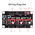 Miniatyrbild 4 av 5: Bigtreetech Modul Btt Exp-mod V1.0 Drivrutinsutvidgningsmodul 3d-skrivardelar
