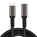 Pikkukuva 1 / 5: USB 3.2 Type-C jatkokaapeli USB-C PD 100W uros naaras 0.5M 0.5m