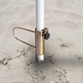 Miniatyrbillede 5 af 5: Paraplystativ, tungt metalstativ, markindsats, flag
