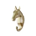 Pikkukuva 1 / 5: 1/2/3/5 Vahva ja kestävä eläinpään avaimenkoukku yksinkertaiselle kultaiselle (hevoselle) golden (horse) Set