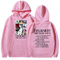Pikkukuva 1 / 2: Taylor Swift The Best Tour Fans Huppari Painettu Hupullinen Pusero Pusero Pusero Aikuisille Kokoelma Lahja Vaaleanpunainen Joululahja Vaaleanpunainen Pink S
