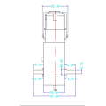 Pikkukuva 2 / 4: Sarjat DC-vaihdemoottori ja rengaspyörä DC 3V-6V Arduino Smart Car Robot -projektiin (keltainen)