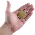 Miniatyrbilde 4 av 5: 10 stk Blanke Mynter for Gravering, 40 mm i Diameter med Akrylbeskyttelsesboks (messing)